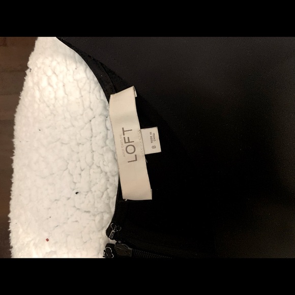 Loft Black Ruffle Dress - Picture 2 of 2